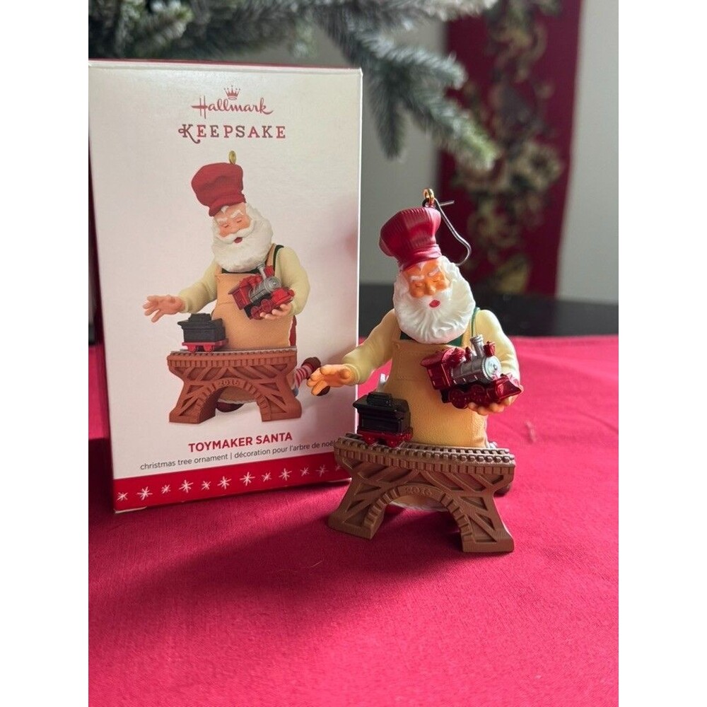 Hallmark Keepsake 2016 Toymaker Santa Ornament 17th in Series Christmas